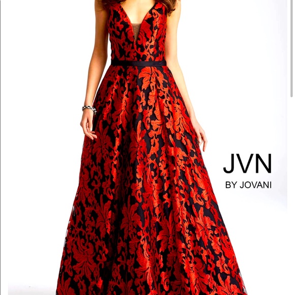 Jovani Dresses & Skirts - Jovani style JVN55932. Color is black/ red. Size 16.